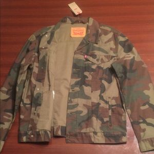 Camouflage Levi Jean Jacket